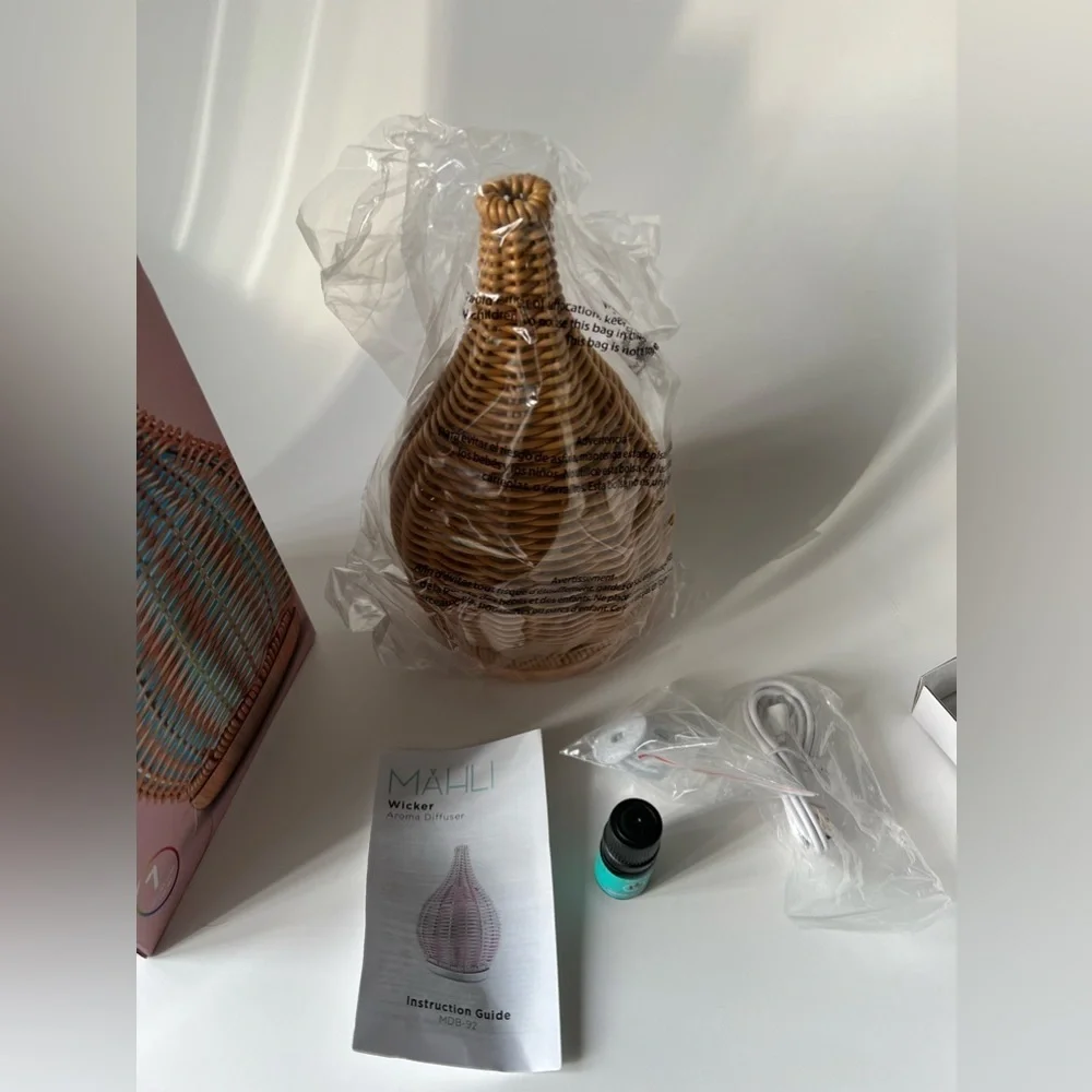Mahli Wicker Essential Oil Diffuser Rattan Diffuser